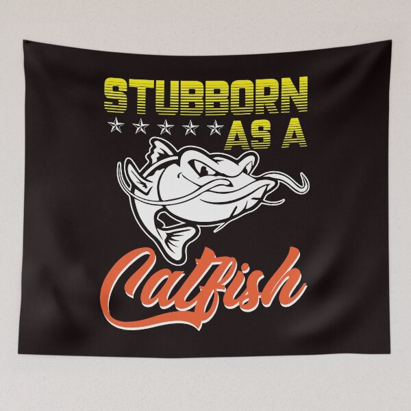 Item preview, Savvy Turtle Stubborn as a Catfish designed and sold by SavvyTurtle.