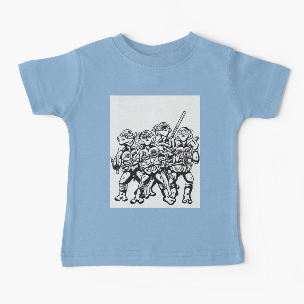 Personalized Ninja Turtles T-shirts Black 12-18 Month T-Shirt