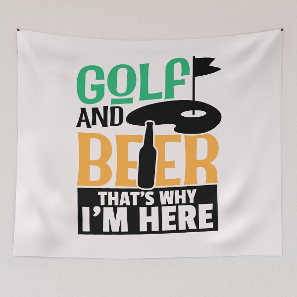 Item preview, Savvy Turtle Golf and Beer That's Why I'm Here designed and sold by SavvyTurtle.