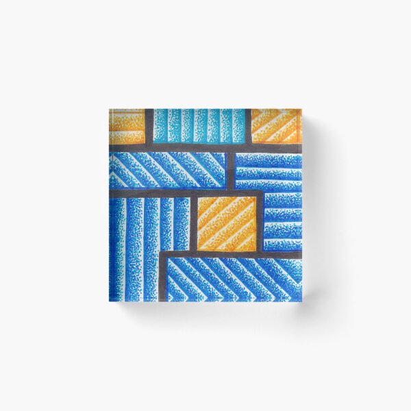 Item preview, Tetris inspired multicolored pattern designed and sold by MitoP.