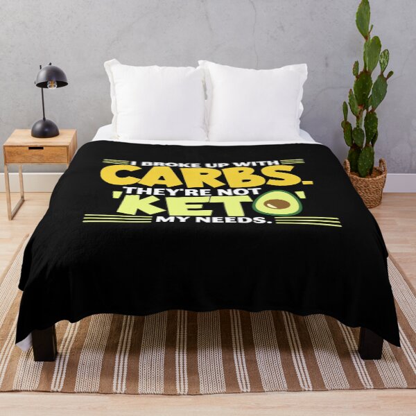 Item preview, Keto & Ketosis Diet Meme Design I Broke Up With Carbs designed and sold by NomYen ..
