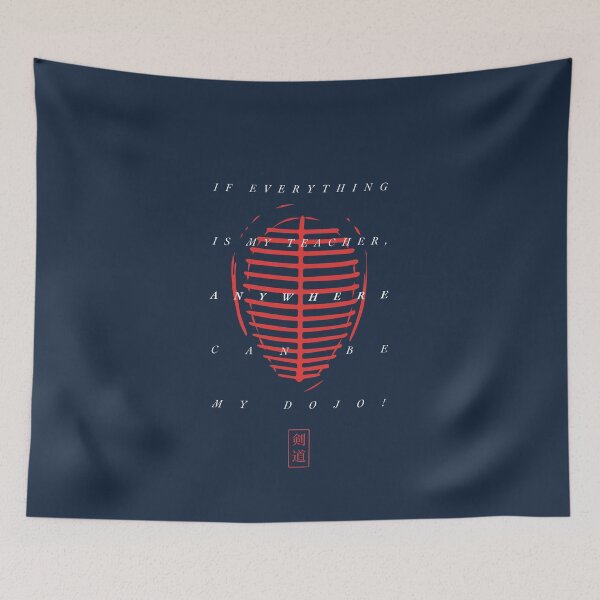 Item preview, Kendo Mask - If everything is my teacher, anywhere can be my Dojo! designed and sold by powkapow.