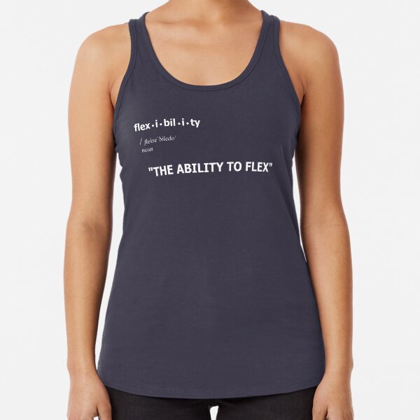 Flexibility Racerback Tank Top