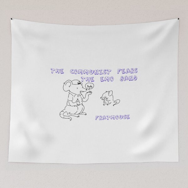 Item preview, the communist fears the emo band designed and sold by FRAT MOUSE.