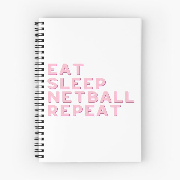 Item preview, Eat Sleep Netball Repeat designed and sold by teesaurus.