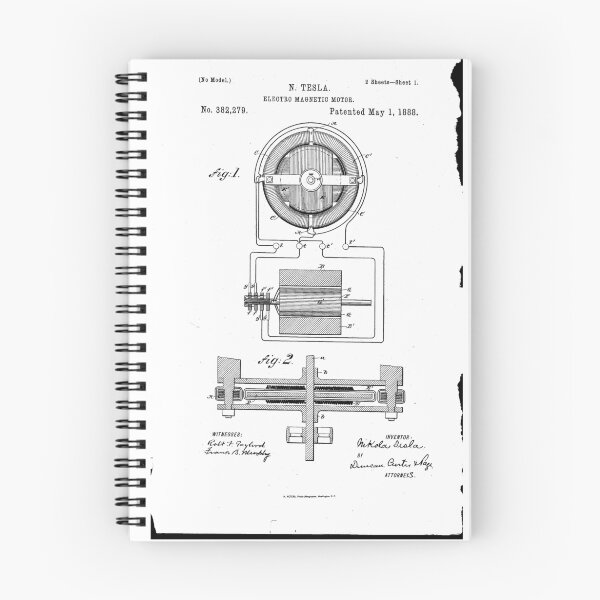 Item preview, Nikola Tesla Electro-Magnetic Motor No. 382,279 Part 1 designed and sold by jamessasek.