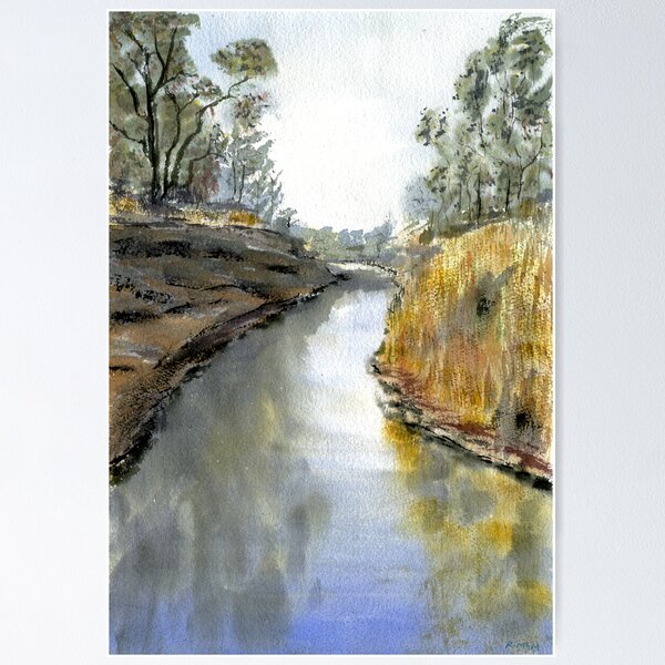 Aperçu de l'œuvre Goulburn River 2 créée et vendue par rjpmcmahon.