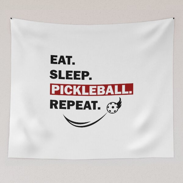 Item preview, Eat Sleep Pickleball Repeat funny gift for men women designed and sold by hadleydesigns.
