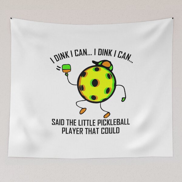 Item preview, I dink I can said the little pickleball player funny pickle designed and sold by hadleydesigns.