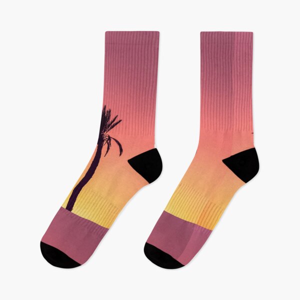 Item preview, Tropical Pink Palm Trees Sunset designed and sold by newburyboutique.