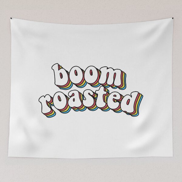 Item preview, Boom Roasted Sticker designed and sold by mynameisliana.