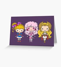 Lil 'CutiEs - Achtziger Damen Grußkarte