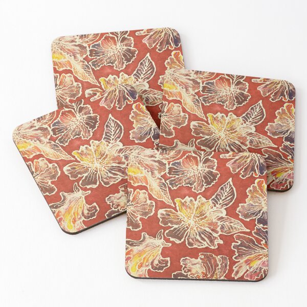 Item preview, FLORAL BATIK designed and sold by Sandra Lett.