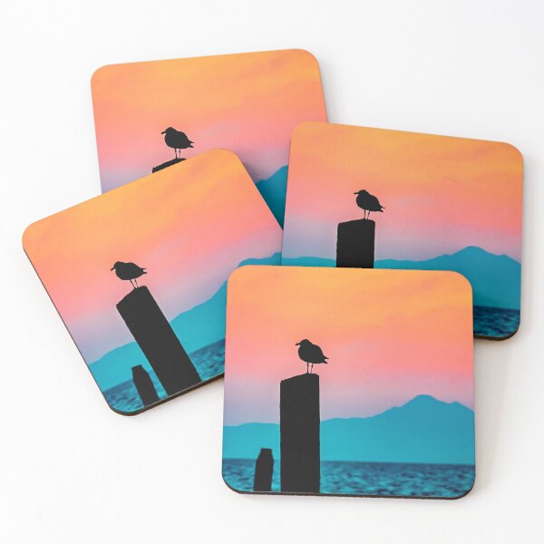 Item preview, Gull at sunrise. designed and sold by oliviasphotos.