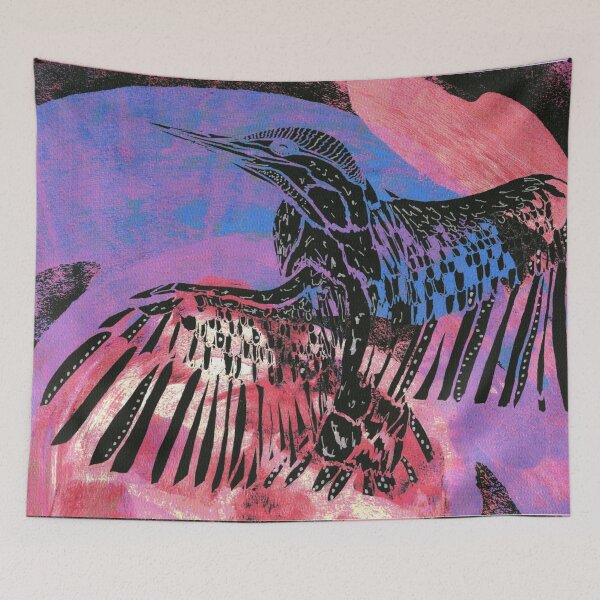 Item preview, The flight of the Kingfisher designed and sold by BlushingNative.