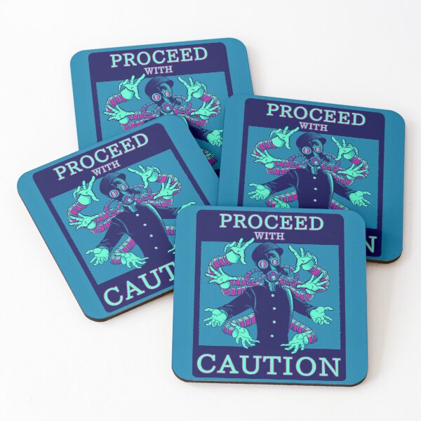 Item preview, Proceed with CAUTION - Poster Design print designed and sold by luvzlily.
