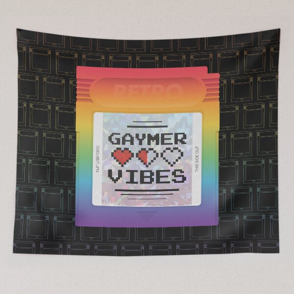 Item preview, Gaymer - Rainbow - Black designed and sold by animinimal.