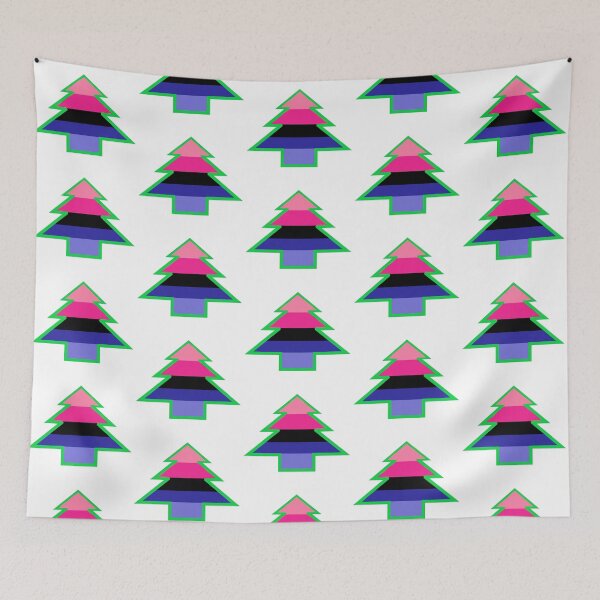 Item preview, Omnisexual/Omniromantic Pride: Christmas Tree designed and sold by DisneyFanatic23.