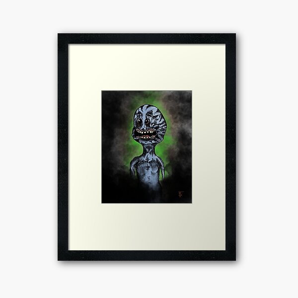 I'm Mr. Meeseeks! Look at me! Framed Art Print