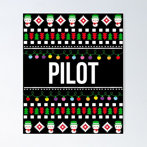 Item preview, Pilot Christmas funny gift ugly happy holidays christmas gift idea for Pilot xmas present Merry christmas designed and sold by LoveEveryWear.