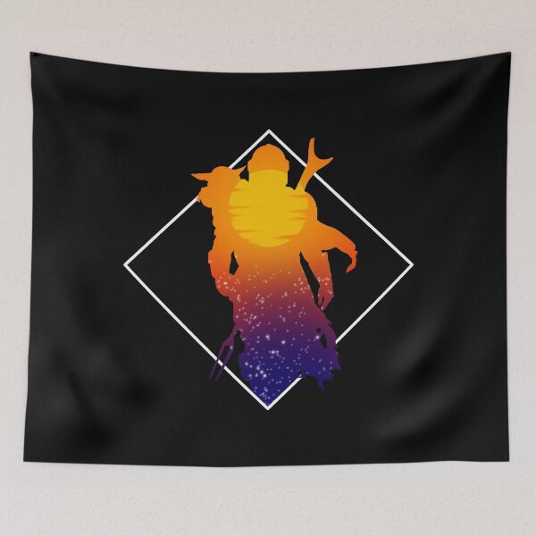 Item preview, Sunset Silhouette (Black Background) designed and sold by Sketchlegacy.