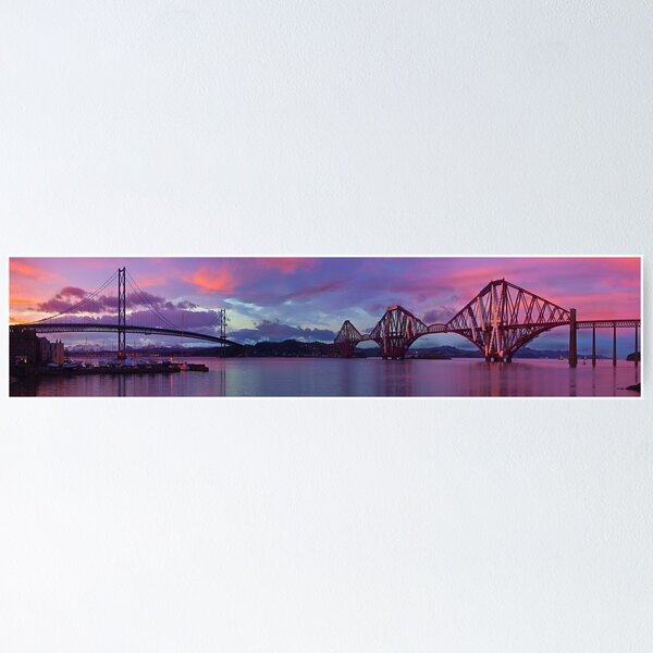 Item preview, Forth Road and Rail bridges designed and sold by KWTImages.