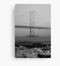 Misty Forth Road Bridge. Canvas Print