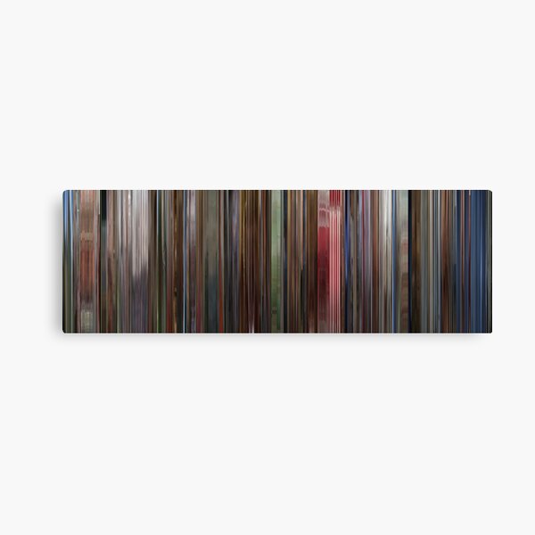 Moviebarcode: The Shining (1980) Canvas Print
