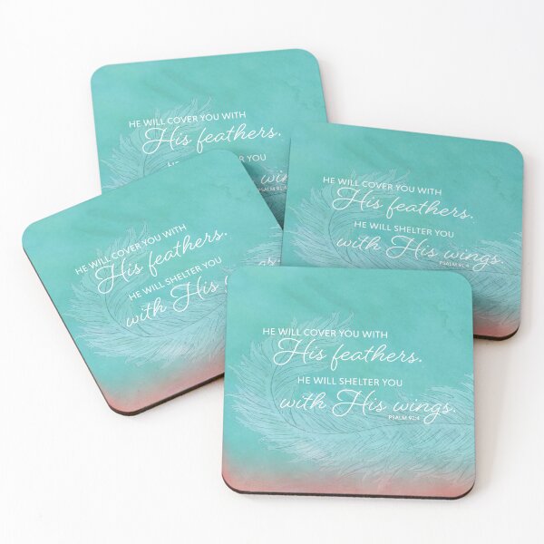 Item preview, Live Unruffled: Psalm 91:4 designed and sold by barefacedgirl.