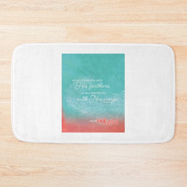 Item preview, Live Unruffled: Psalm 91:4 designed and sold by barefacedgirl.