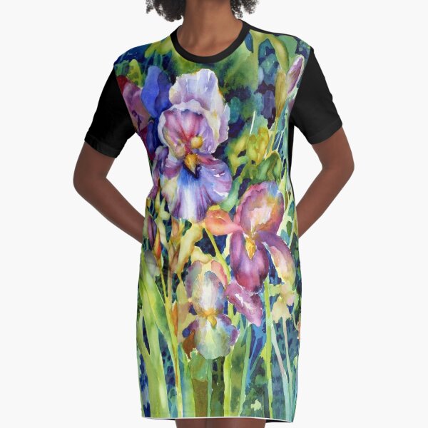 Iris II Graphic T-Shirt Dress
