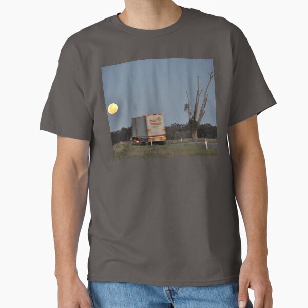 Item preview, Tree,Truck & Moon, Sturt Highway, Australia 2019 designed and sold by muz2142.