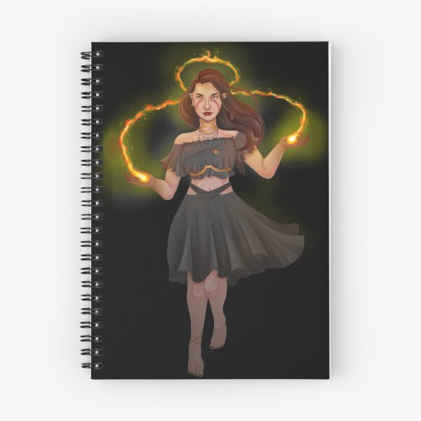 Item preview, Pyromancer Fire Magic Woman designed and sold by toomanyeels.