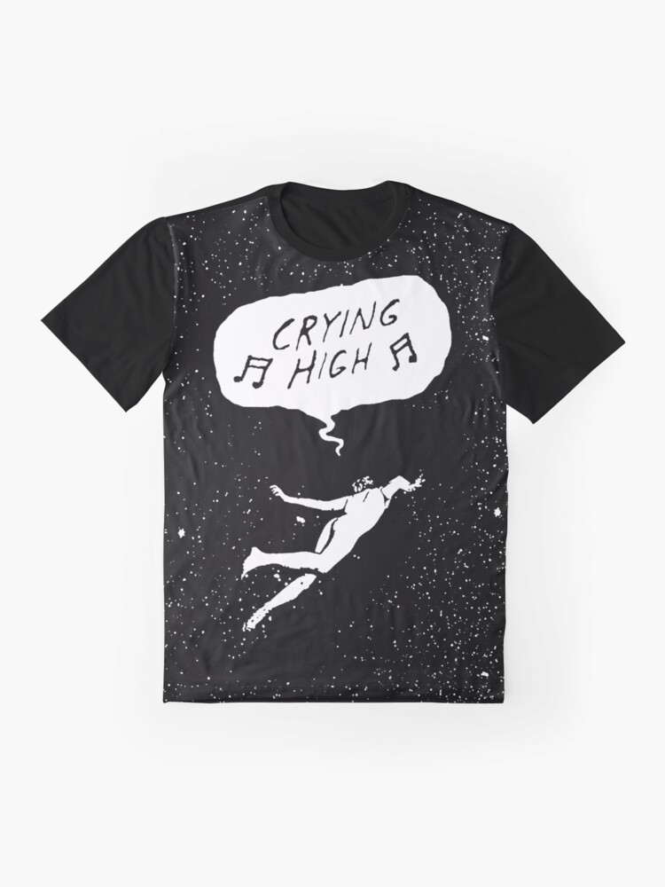 Alternate view of Crying High Black Graphic T-Shirt
