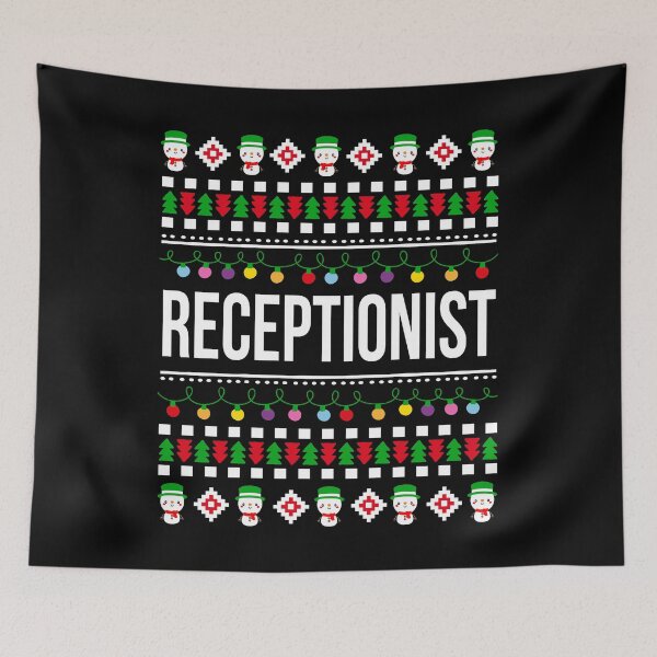 Item preview, Receptionist Christmas funny gift ugly happy holidays christmas gift idea for Receptionist xmas present Merry christmas designed and sold by LoveEveryWear.
