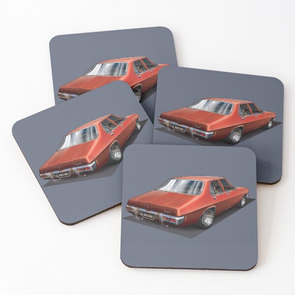 Item preview, Illustrated Holden HQ Holden Kingswood - Red designed and sold by tshirtgarage.