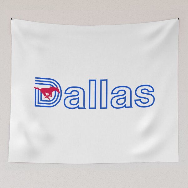 Item preview, SMU Dallas Text Mustang  designed and sold by matthewstolper.