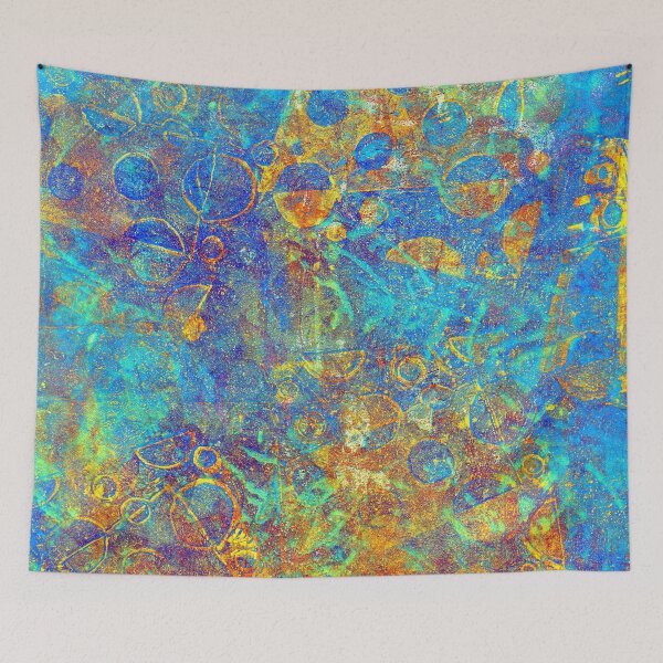 Item preview, Rock Pool - Monoprint Nr 78 designed and sold by Heatherian.