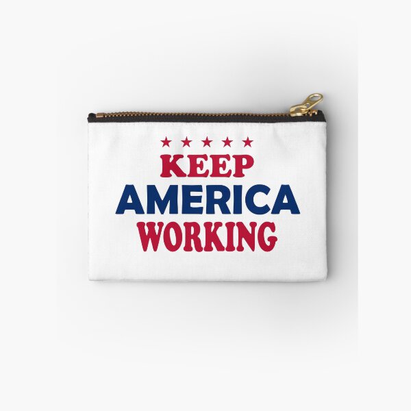 Item preview, KEEP AMERICA WORKING MEN WOMEN STRENGTH PRIDE OF THE AMERICAN PEOPLE T-SHIRT designed and sold by bigerdan.