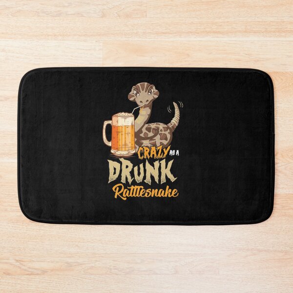 Item preview, Savvy Turtle Crazy As A Drunk Rattlesnake designed and sold by SavvyTurtle.