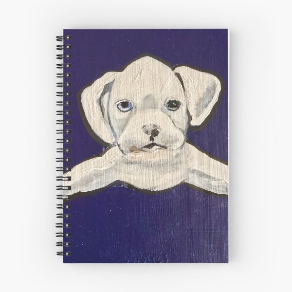 Item preview, Pisco the white Boxer Puppy designed and sold by FRANCO AMERICANO.