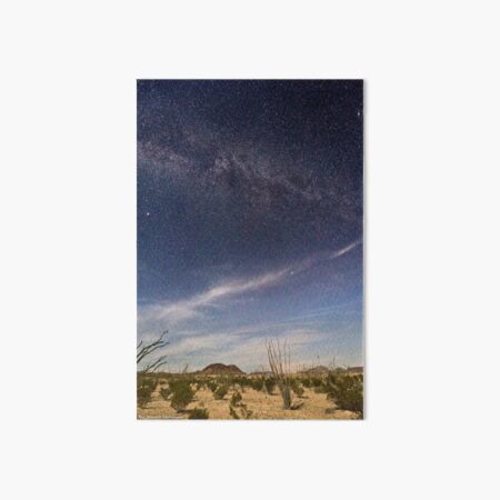 Terlingua, Texas Night Landscape Art Board Print