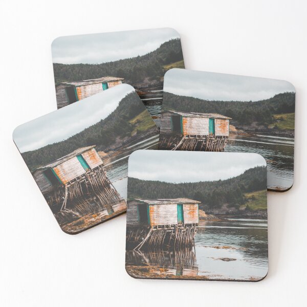 Item preview, fishing shack over water designed and sold by erikallen920.