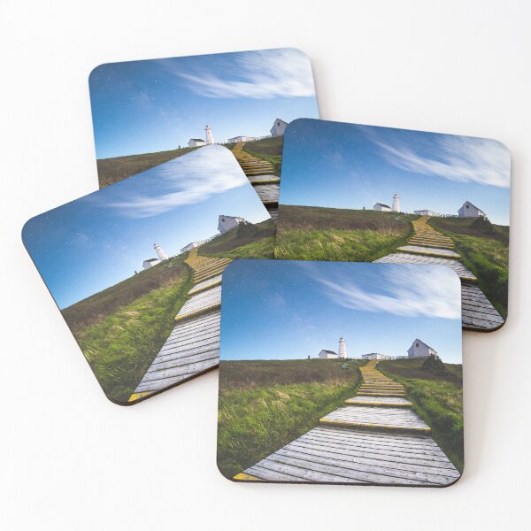 Item preview, boardwalk to lighthouse at night designed and sold by erikallen920.
