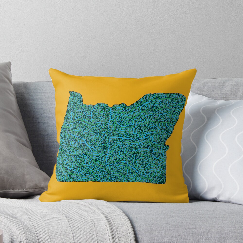 Item preview, Throw Pillow designed and sold by MaxwellAbstract.