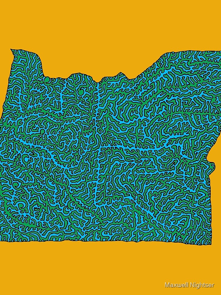 Thumbnail 3 of 3, Scarf, Oregon designed and sold by MaxwellAbstract.
