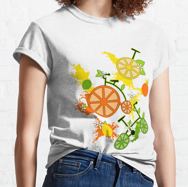 Citrus Pop Bikes Art Classic T-Shirt