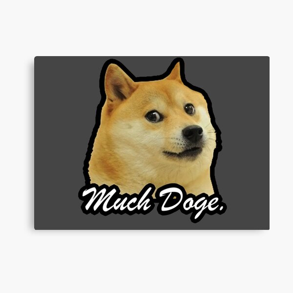 Doge Gaming Wall Art Redbubble - doge wall roblox