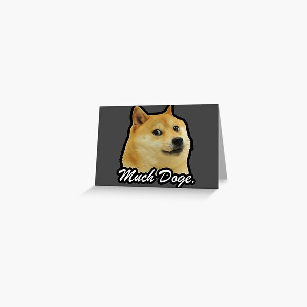 Mlg Doge Greeting Cards Redbubble - meme life mlg doge shrek roblox