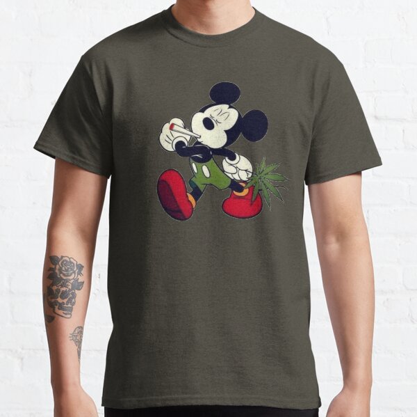 Stoner Sticker Micky Maus Classic T-Shirt